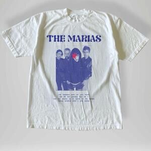 Style The MariAs Indie Pop Band Tee Dream Pop Alternative Music White T Shirt
